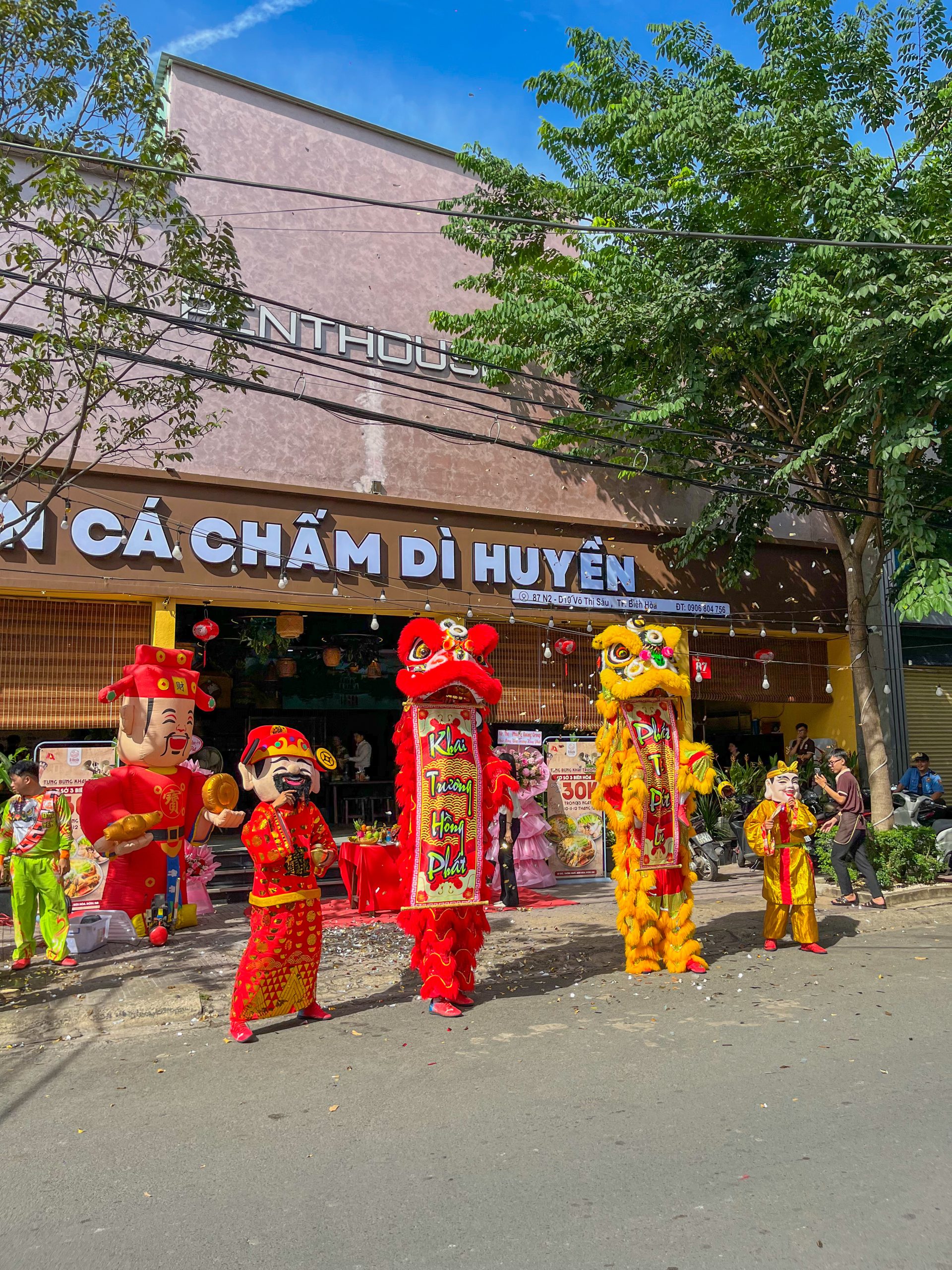 Cho thuê múa lân tại Tp Biên Hòa