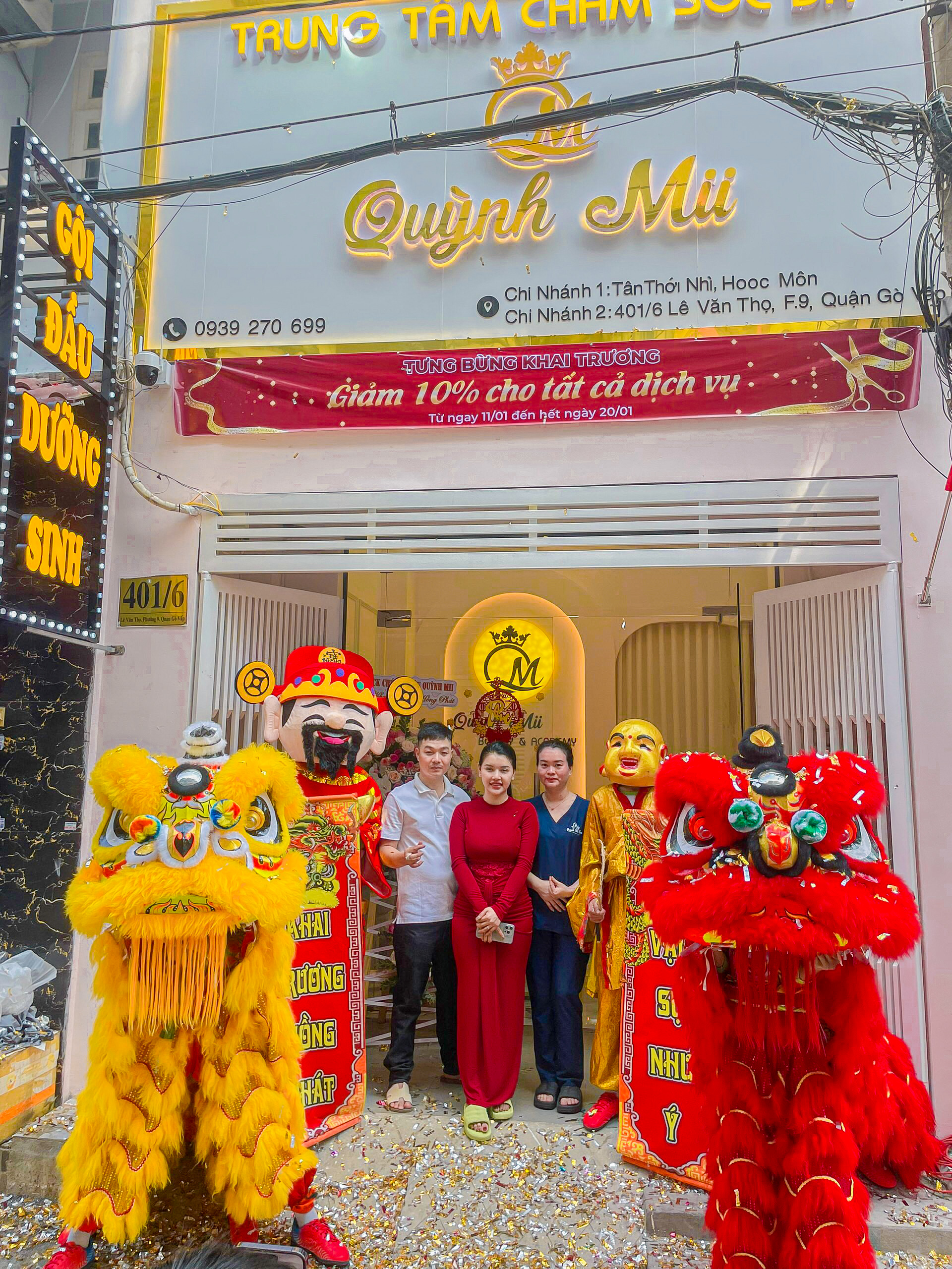 Thuê múa lân tại Quận 1 TP HCM